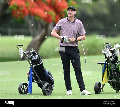 Cricket player Matthew Renshaw is seen during the pro-am before the ...