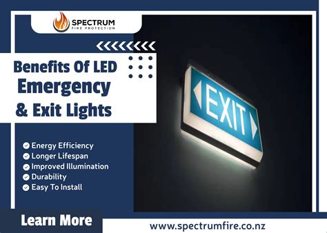 Benefits of LED Emergency and Exit Lights | Spectrum Fire