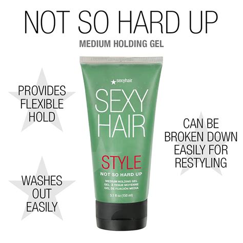 Sexy Hair Style SexyHair Not So Hard Up Medium Holding Gel