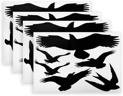 Amazon.com: Bird Blinder Blackbird Window Stickers - 24 Pack Anti ...