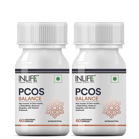 Inlife PCOS Balance Supplement for Women | 60 Veg. Capsules – ZEVIKA HEALTH
