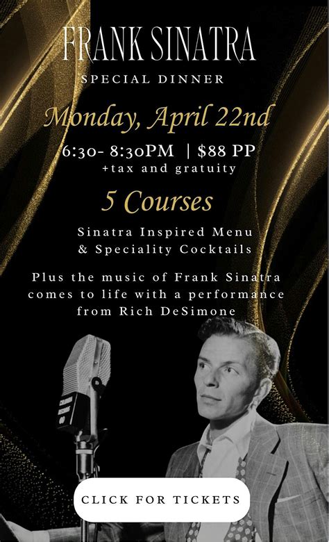 Sinatra Dinner, Steak 38 Tabernacle, U.S. 206, Tabernacle, NJ, USA, 22 ...