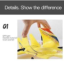 Buy Remote Control Airplane 2.4 GHZ Glider Rc Plane, 2 CH Easy to Fly ...