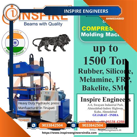 Heavy Duty Hydraulic Press Manfuacturer In Tirupati - Inspire Engineers