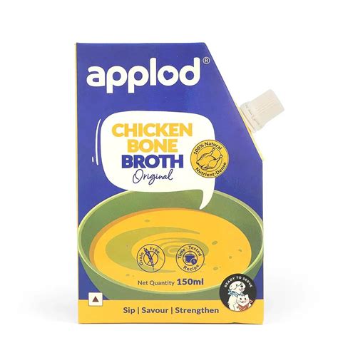 Buy Applod Chicken Bone Broth For Dog & Cats - 150 Ml | Zigly