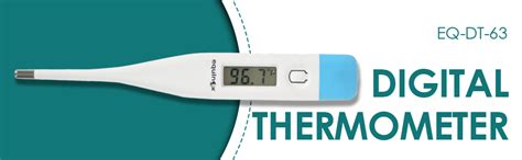Equinox Digital Thermometer EQ-DT-63, LCD Display, Underarm and Oral ...