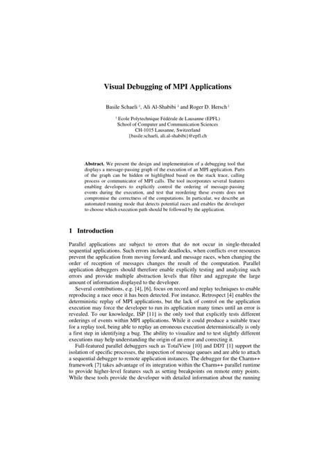 Image result for Eclipse MPI Debugging