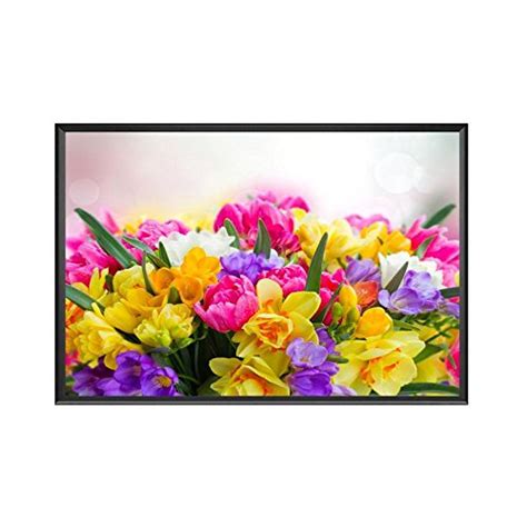 Flower UV Textured Wall Poster - with Frame, 18 inch x 12 inch, Poster ...