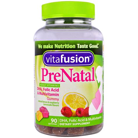 How To Take Vitafusion Prenatal Gummy Vitamins