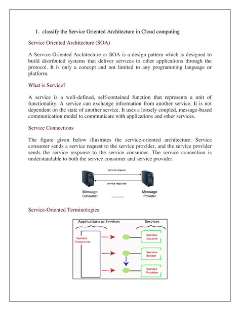 Cloud mid2 - Cc mid - classify the Service Oriented Architecture in ...