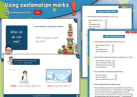 Image result for KS1 Using Exclamation Marks