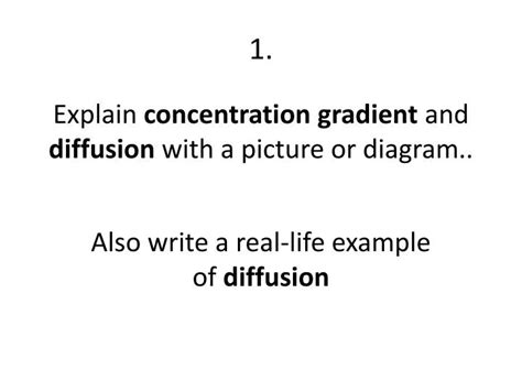 Image result for Diffusion Concentration Gradient