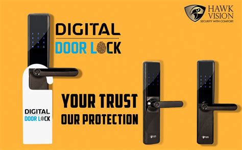 HAWKVISION 6-Way Unlocking Smart Door Lock Door Locks for Main Door ...