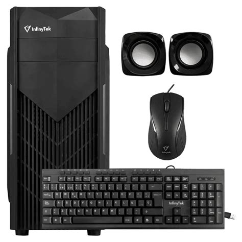 Case Combo Infinytek 5200 Teclado Multimedia Sc744 + Mouse M104 ...