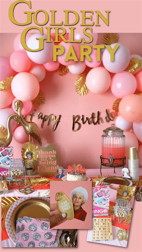 Golden girls party – Artofit