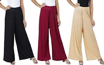 Buy That Trendz M to 4XL Cotton Viscose Loose Fit Flared Wide Leg ...