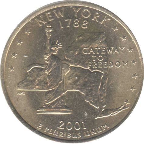 ¼ Dollar "Washington Quarter" (New York) - United States – Numista