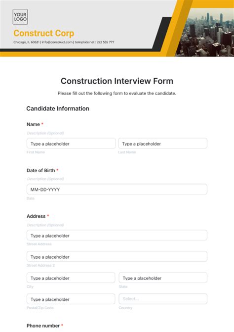 Workers Interview Form 的图像结果