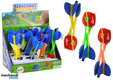 Throwing Slingshot Rocket Foam Colorful Recoil 25 Meters - Poland, New ...