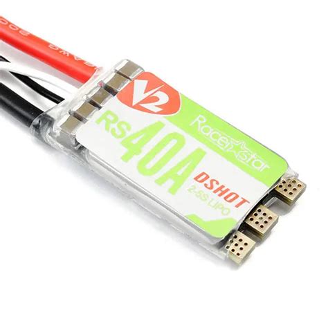 Racerstar rs40a v2 40a blheli_s bb2 opto 2-5s brushless esc dshot 600 ...