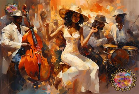 Black Jazz Music Canvas Print, African Jazz Music Wall Art, African ...