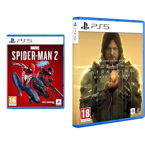 Sony Ps5 Spiderman 2 Standard Edn. & Sony PS5 Death Stranding Director ...