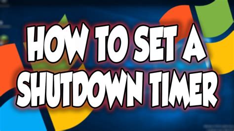 Image result for PC Shutdown Timer Tutorial