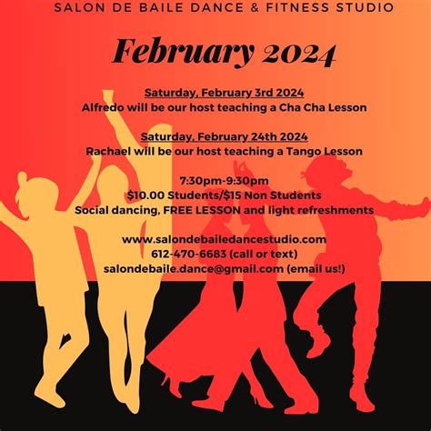 February 2024 Dance Parties at SdeBDanceStudio Pooler, GA, Salón de ...