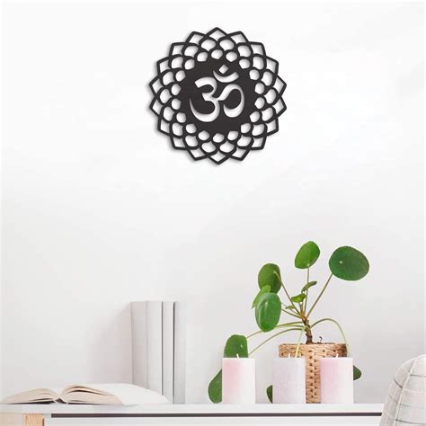 Webelkart Premium Laser Cut Om Religious Wooden Wall Hanging For Home ...