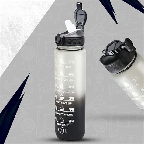 Attro Motivational 1 Liter Quotes & Time Marker Dual Colour Sports ...