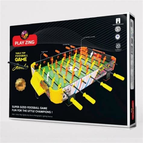 Buy Simarr Play Zing Table Top Foosball Jumbo For Kids Ages 5 Years and ...
