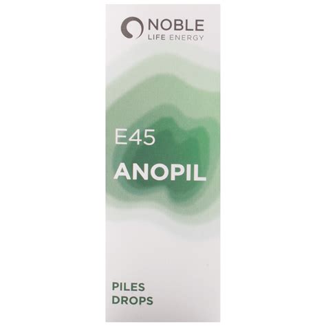 Buy Noble Life Energy E45 Anopil Piles Drop 25% OFF | Medhomeo.com
