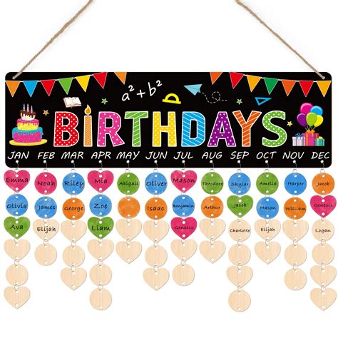 Buy Happy Birthday Bulletin Board Set Classroom Birthday Decorations ...