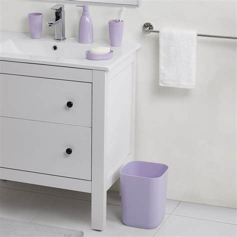 Tiny Dreamers 5-Piece Purple Bath Accessory Set