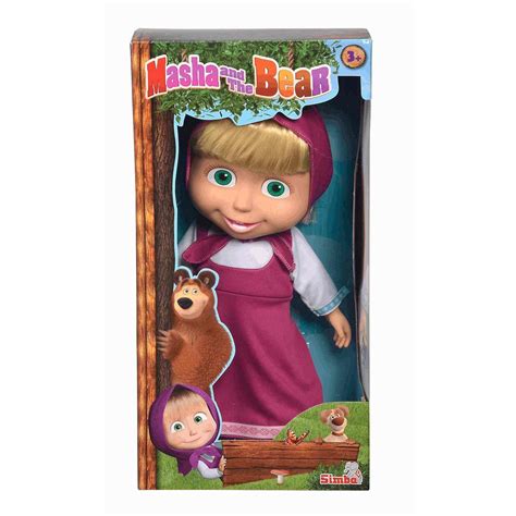 Masha and The Bear Soft Body Doll 40 cm | Classic Outfit | Official ...