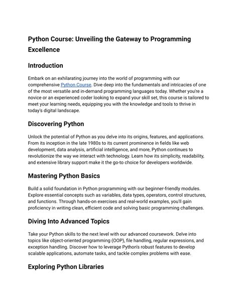 Image result for Python Programming Language Course Post