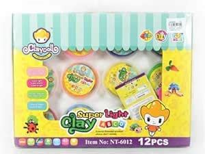Buy Claydoll 12 Color Super Light Clay Online at Low Prices in India ...