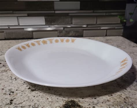 Butterfly Gold Platter 1970s Corelle - Etsy
