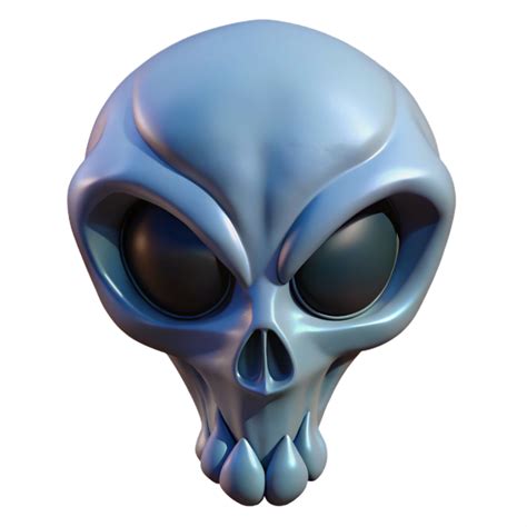 Image result for Alien Skull PNG