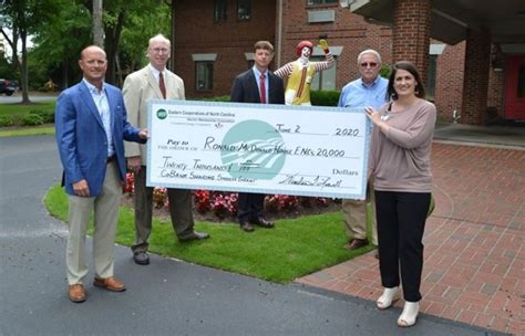 Co-ops Present $20,000 to Ronald McDonald House of Eastern NC - North ...