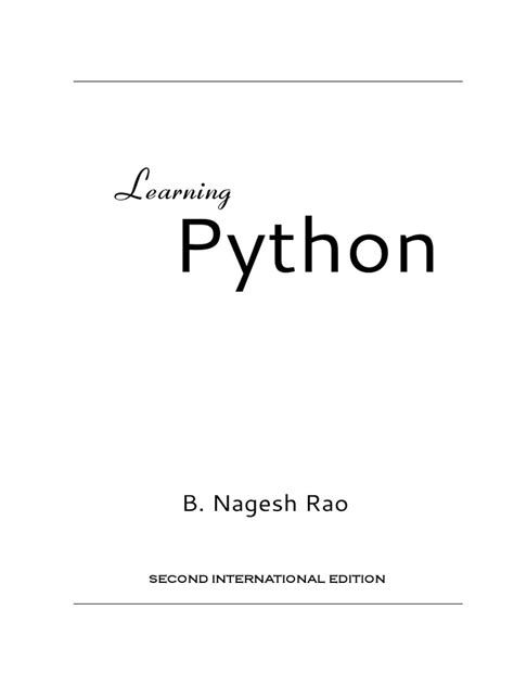 Image result for Core Python Programming by Nageswara Rao Latest Edition