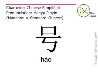English translation of 号 ( hao / hào ) - date in Chinese