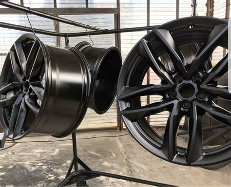 Gloss Black Powder Coated Wheels