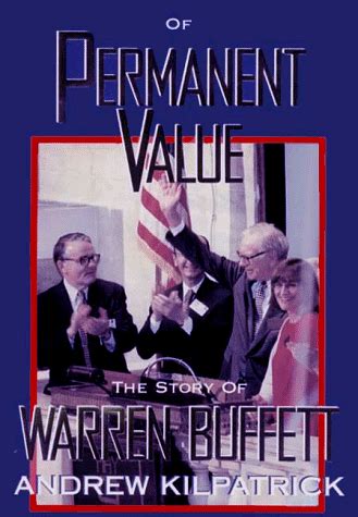 Buy Of Permanent Value: The Story of Warren Buffett, 1998 Book Online ...