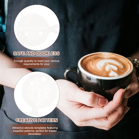 30Pcs Coffee Duster Stencil Coffee Design Stencils | Ubuy India