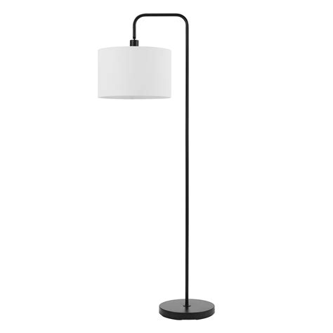 Mainstays 58" Rice Paper Shade Floor Lamp, Black Finish Large - Walmart.com