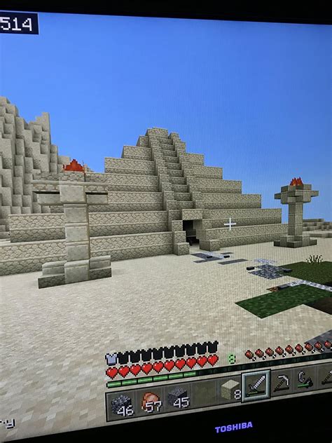 Image result for How to Make a Pyramid in Minecraft Tutorial