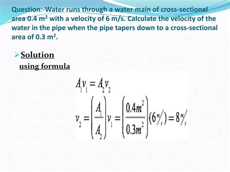 Equation of continuity | PPTX