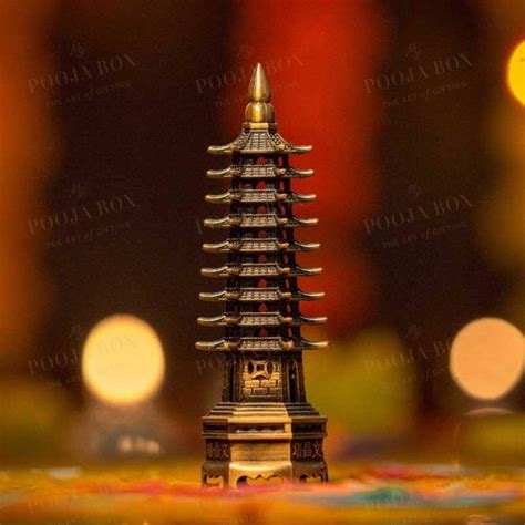 Buy Feng Shui Pagoda Educational Tower | My Pooja Box | Idols - Online ...