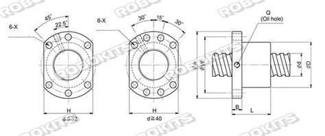 Astro Ball Screw Rod 2005 with End Machining - 20mm Dia. of 500mm ...